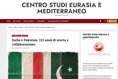 Italia & Pakistan: 125 anni di storia e collaborazione Rassegna stampa e media coverage